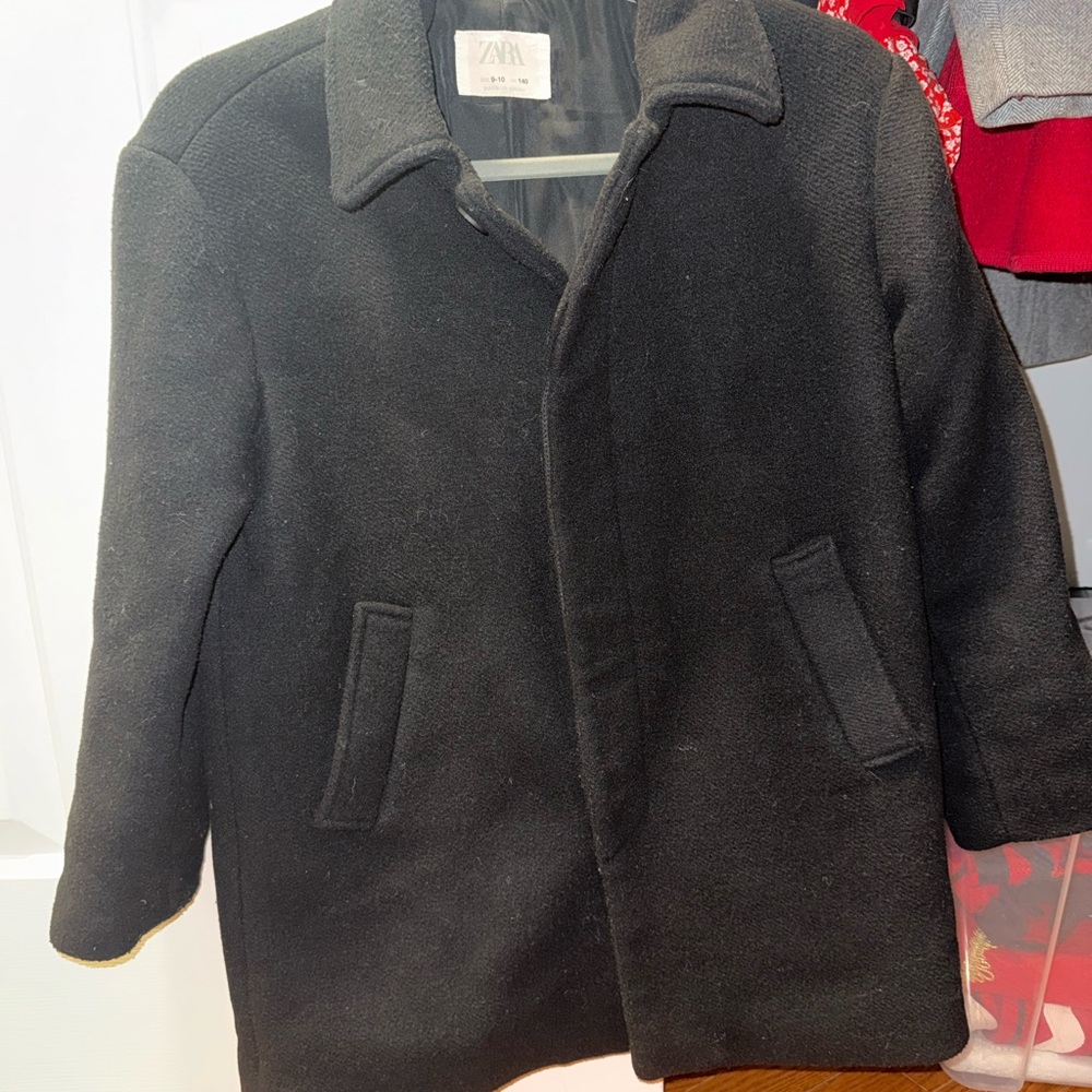 Zara Elegant Black Coat